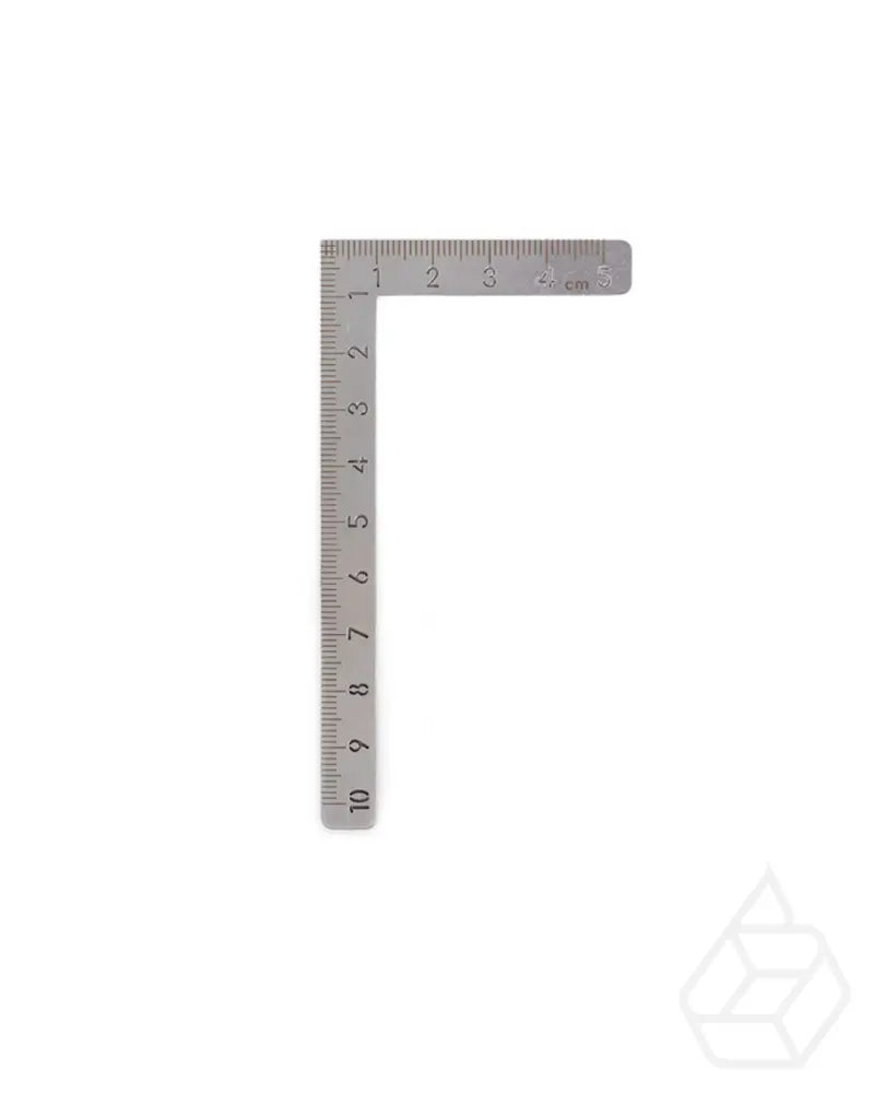 Stainless Steel Corner Ruler | 10 Cm Leertools