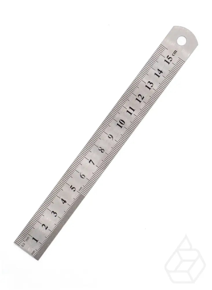 Stainless Steel Double Sided Ruler (Inches And Cm) | 3 Sizes 150 Mm Leertools