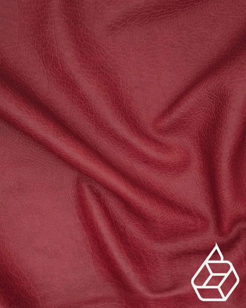 Tatanka Collection | Tough Course-Grained American Bison Leather Red / Panel (30 X 20 Cm) Leer