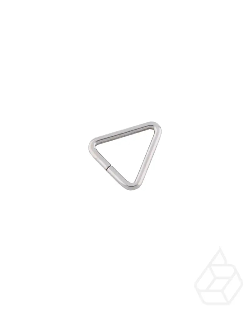 Triangular Ring | Silver Inner Size 25 Mm (2 Pieces) Fournituren