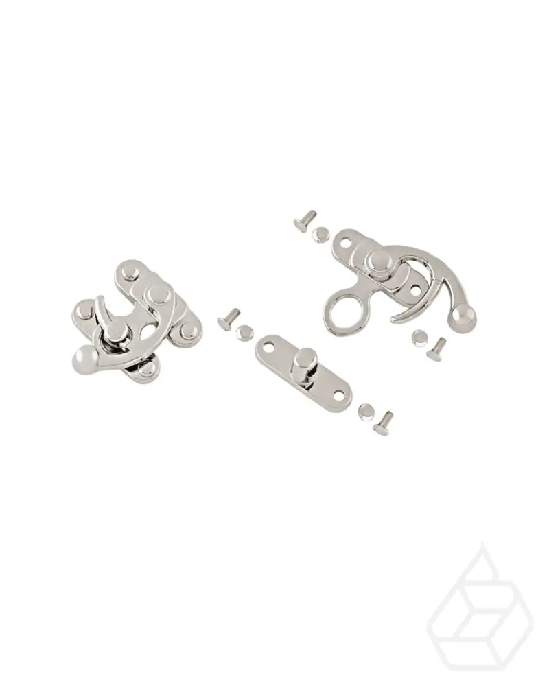 Turning Lock | Silver 34 8 X 12 2 Mm Fournituren