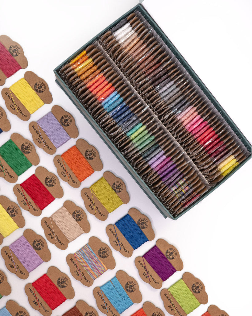 Meisi Xiange Polyester Thread | Set With Mini Spools In 84 Colors 2 Available Thicknesses Supplies