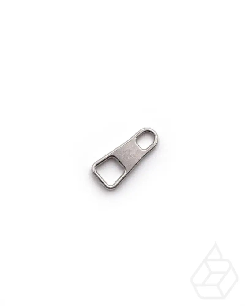Classic Pullers For Zippers (5 Pieces) Silver / Size 3 Ritsen Onderdelen
