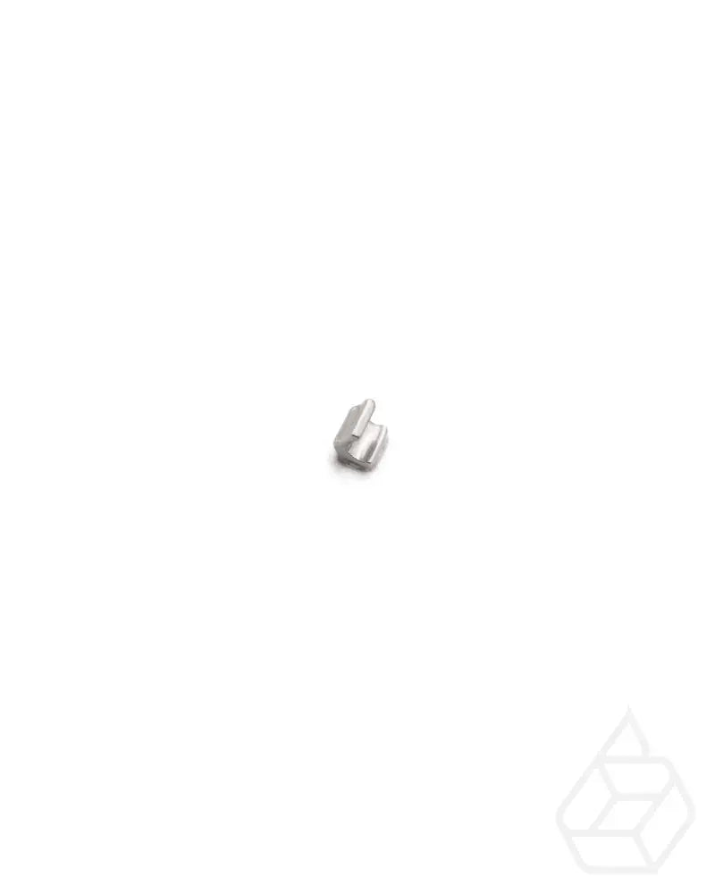 Excella® Top Stops For Zippers (40 Pieces) Silver / Size 3 Ritsen Onderdelen