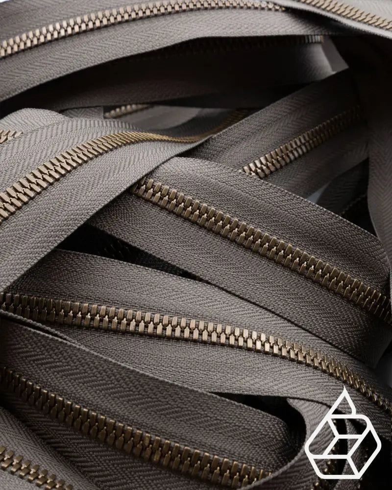 Ykk Excella® | Zipper On Roll Antique Brass Size 5 Ritsen
