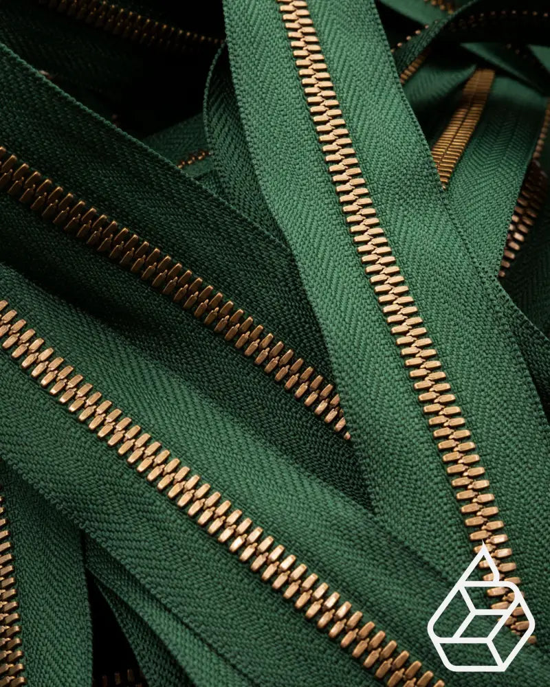Ykk Excella® | Zipper On Roll Antique Brass Size 5 Ritsen