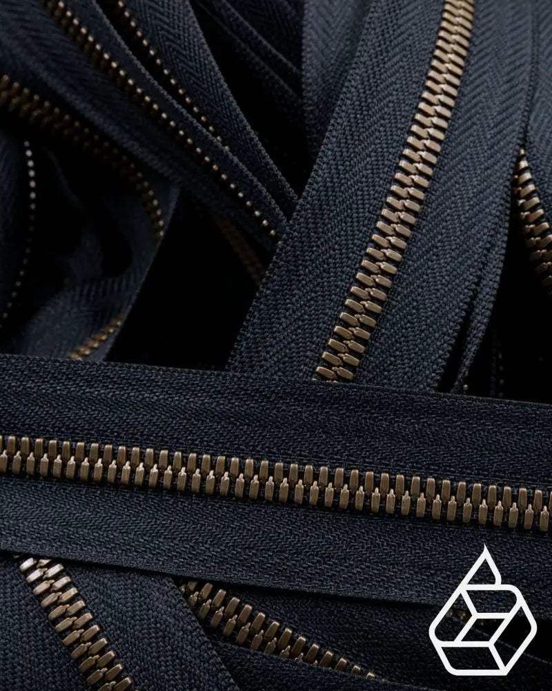 Ykk Excella® | Zipper On Roll Antique Brass Size 5 Ritsen