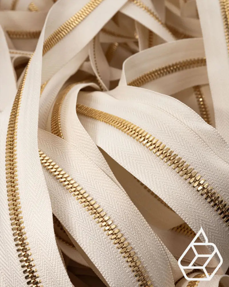 Ykk Excella® | Zipper On Roll Gold Size 5 Ivory 841 Ritsen