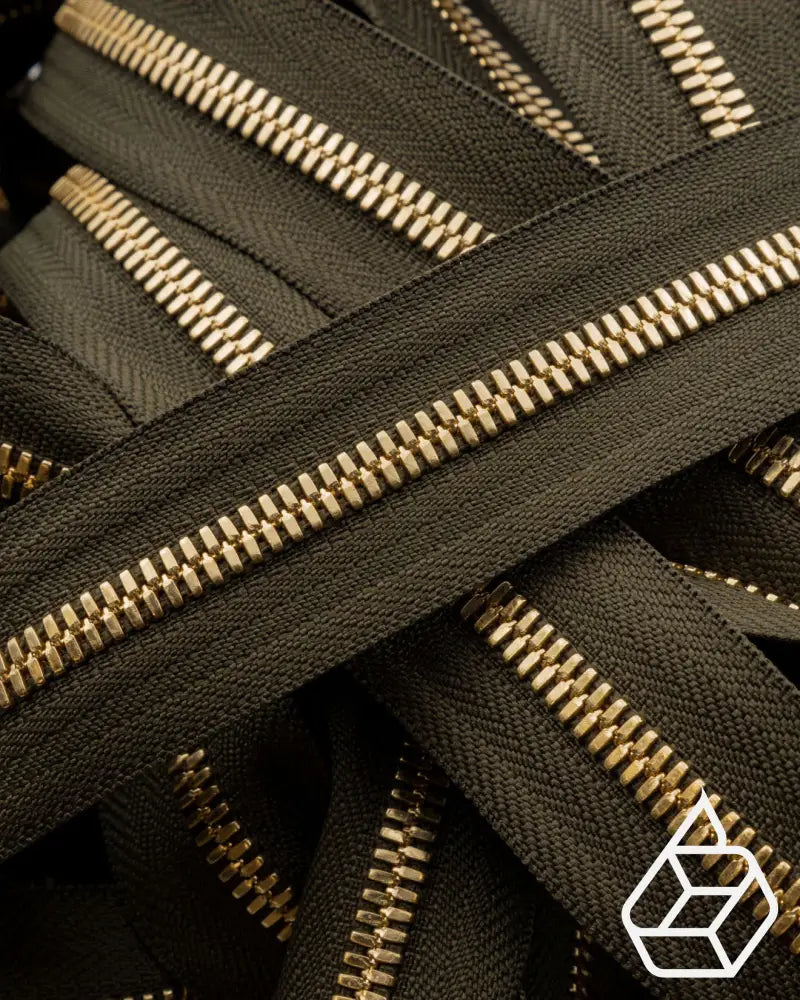 Ykk Excella® | Zipper On Roll Gold Size 5 Moss 223 Ritsen