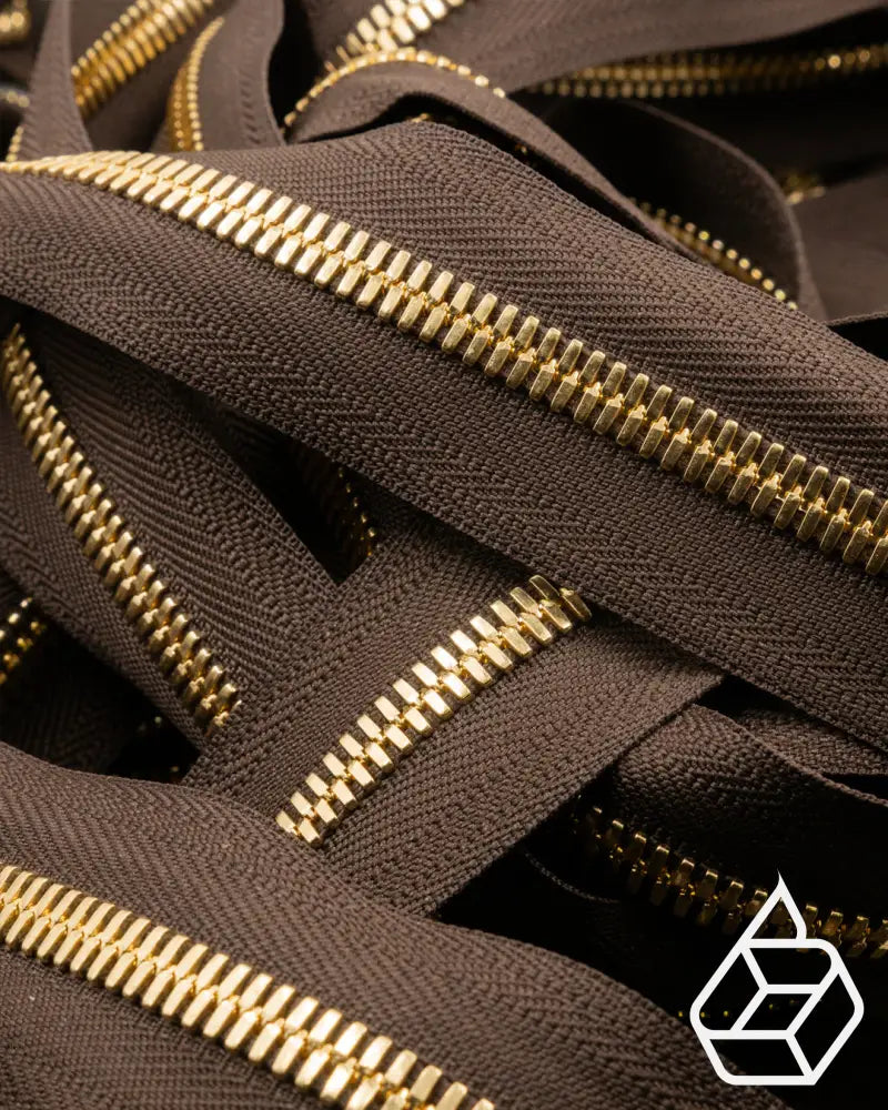YKK Excella® | Zipper on roll | Gold | Size 8 Ritsen