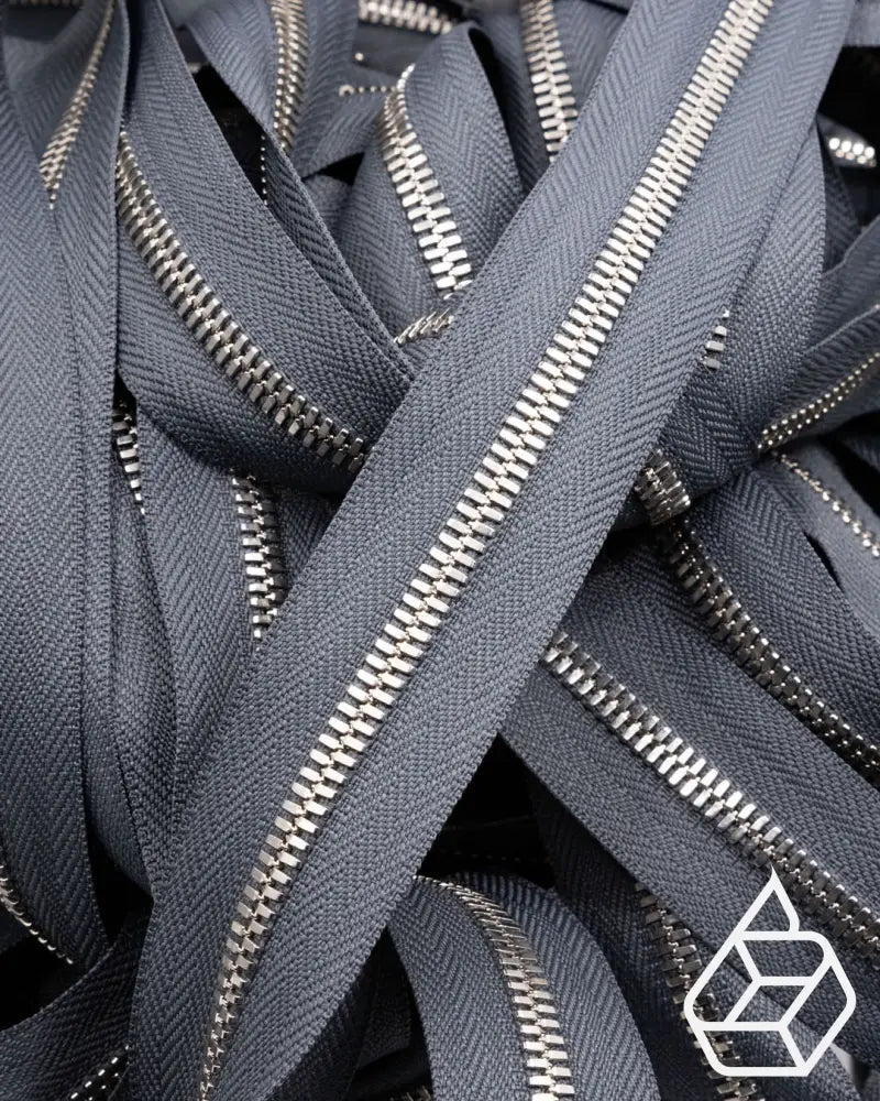 Ykk Excella® | Zipper On Roll Silver Size 5 Ritsen