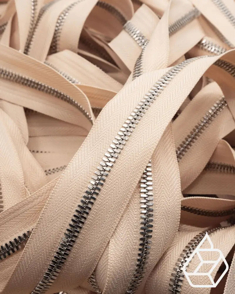 Ykk Excella® | Zipper On Roll Silver Size 5 Ritsen