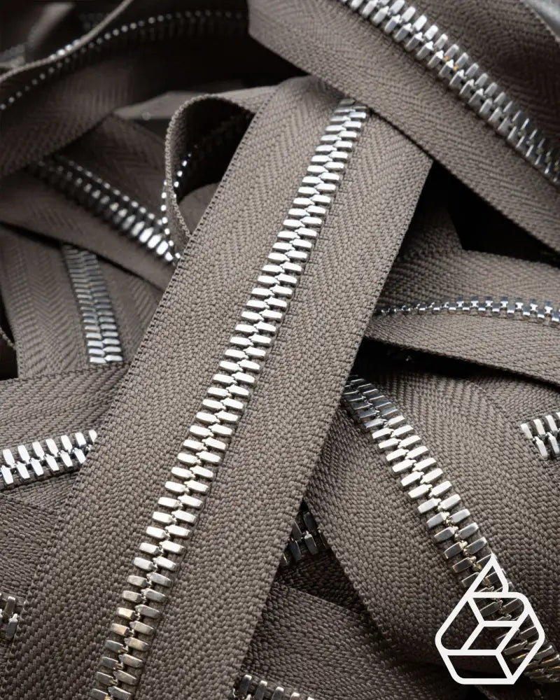 Ykk Excella® | Zipper On Roll Silver Size 5 Taupe 034 Ritsen