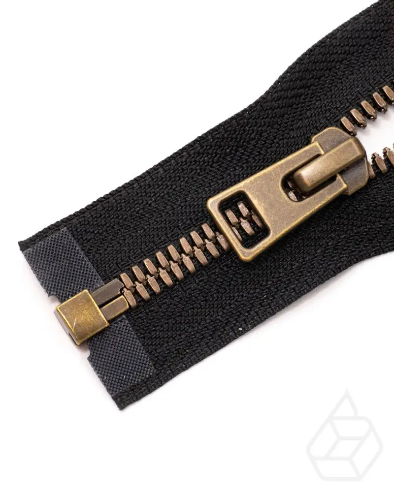 Ykk Excella® | Complete Separating Zipper With Single Slider Antique Brass Size 5 Ritsen