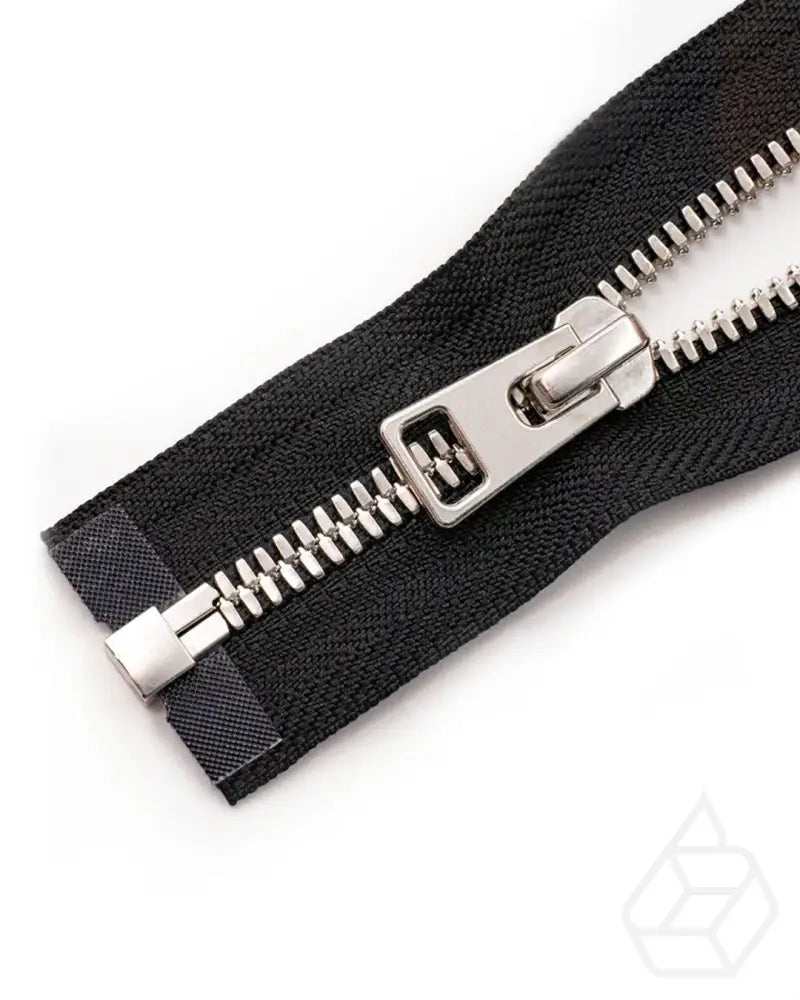 Ykk Excella® | Complete Separating Zipper With Single Slider Silver Size 5 Ritsen