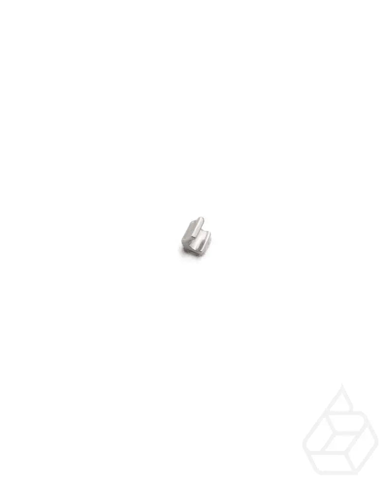 Excella® Top Stops For Zippers (40 Pieces) Silver / Size 3 Ritsen Onderdelen