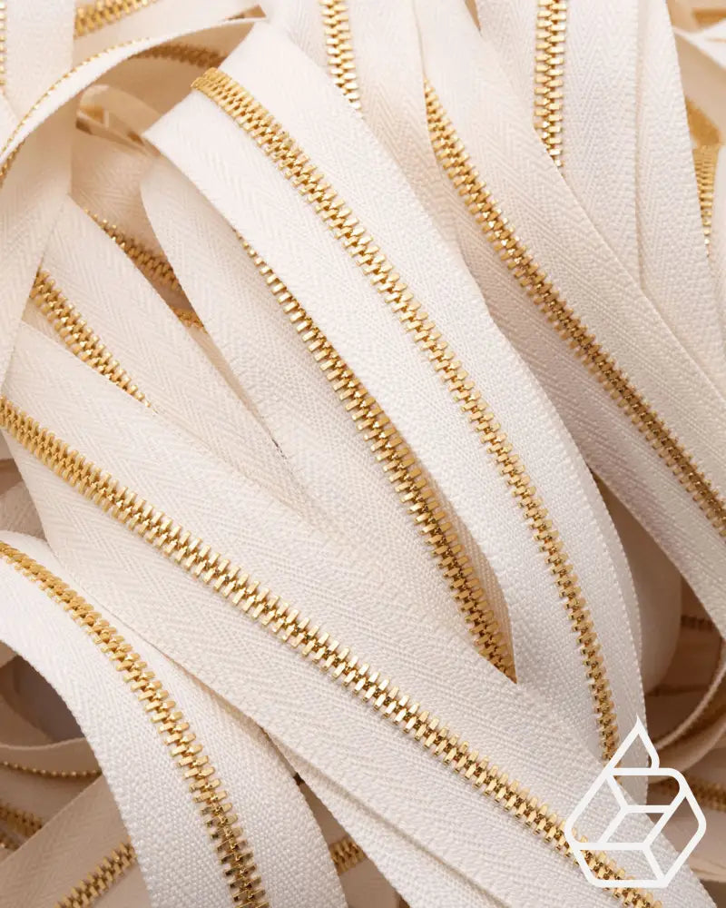 Ykk Excella® | Zipper On Roll Gold Size 3 Ivory 841 Ritsen