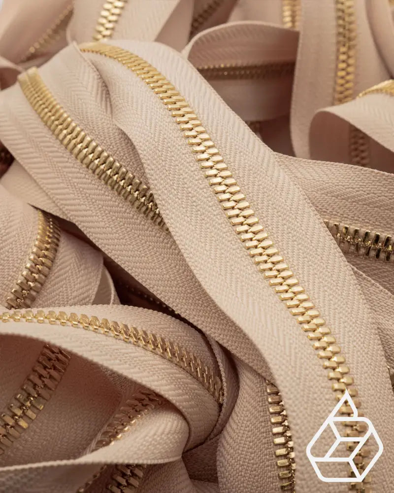 Ykk Excella® | Zipper On Roll Gold Size 5 Beige 891 Ritsen
