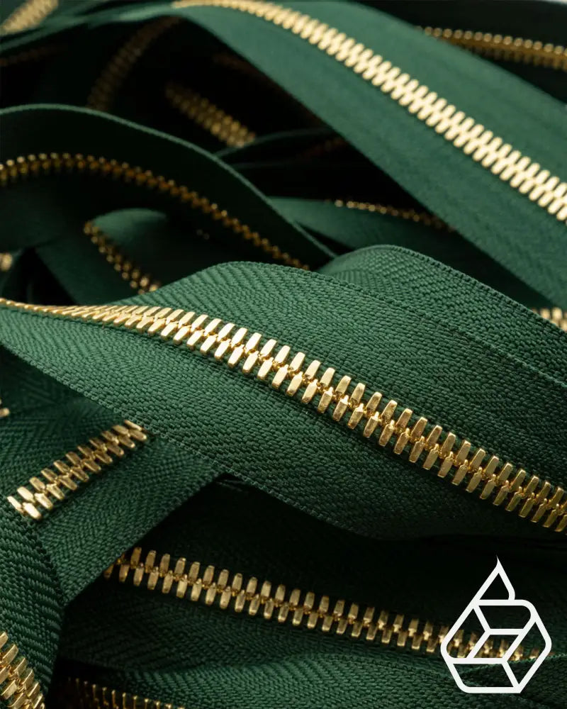 Ykk Excella® | Zipper On Roll Gold Size 5 Green 153 Ritsen