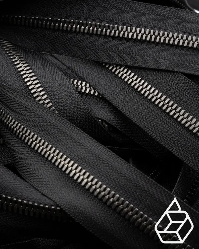 Ykk Excella® | Zipper On Roll Gunmetal Size 5 Black 580 Ritsen