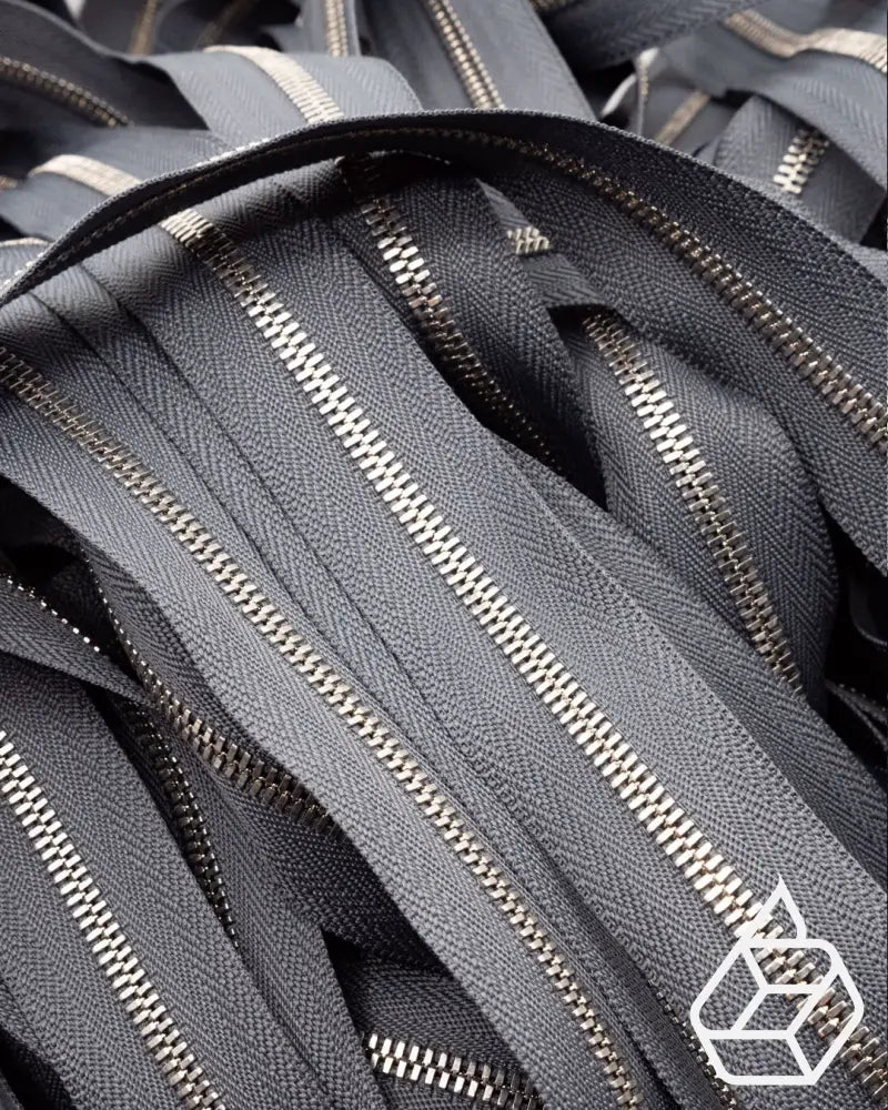 Ykk Excella® | Zipper On Roll Silver Size 3 Grey 182 Ritsen