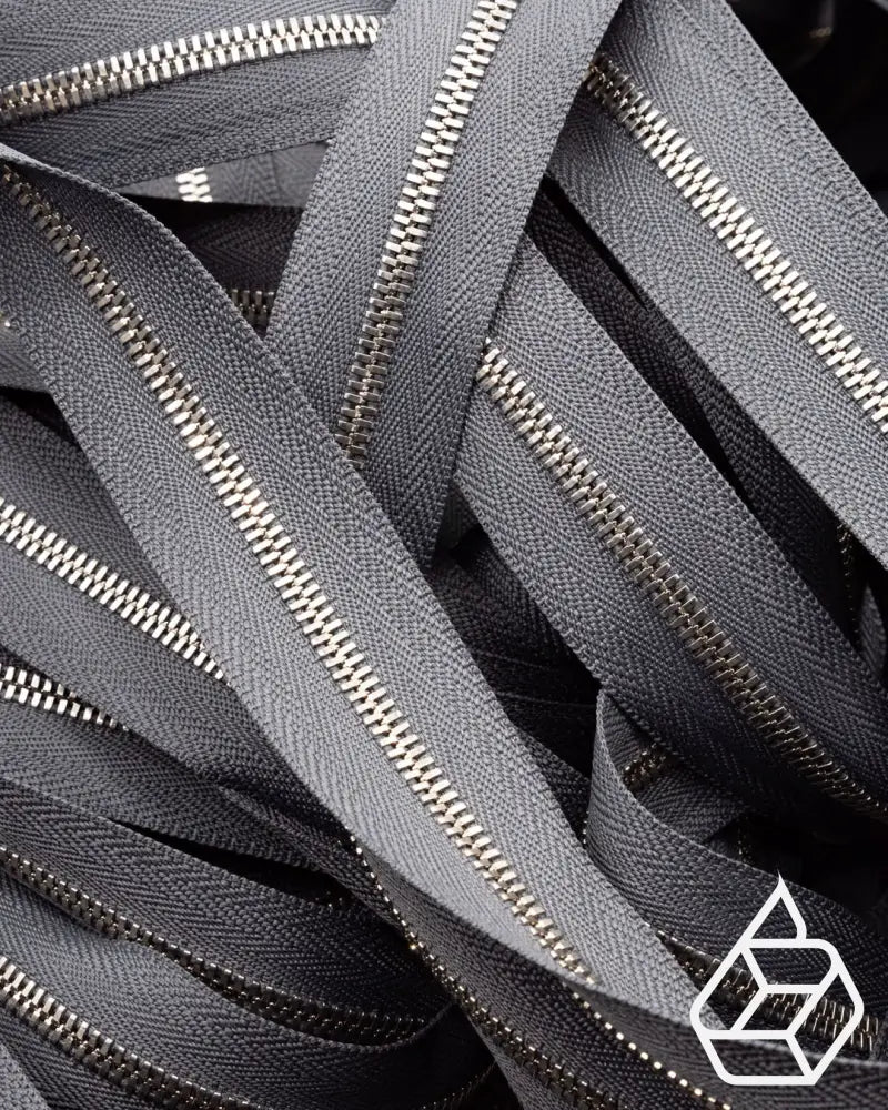 Ykk Excella® | Zipper On Roll Silver Size 3 Ritsen