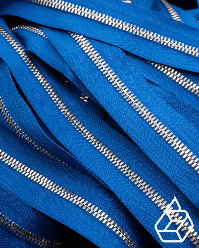Ykk Excella® | Zipper On Roll Silver Size 5 Cobalt Blue 115 Ritsen