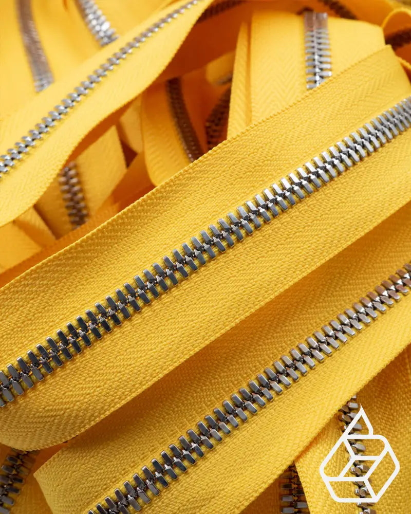 Ykk Excella® | Zipper On Roll Silver Size 5 Yellow 001 Ritsen